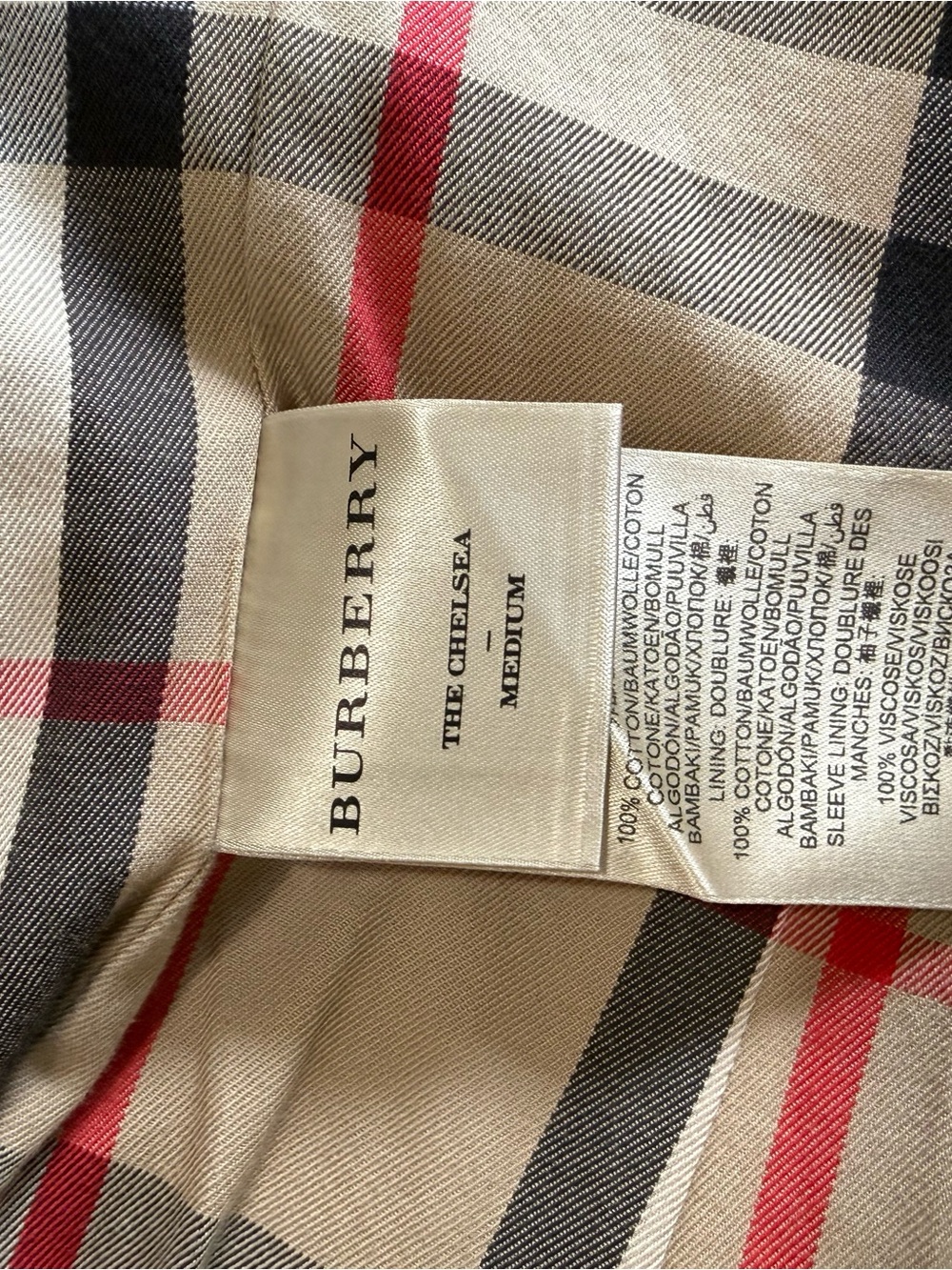 Burberry Short Chelsea Heritage Trench Coat  Medium - Picture 12 of 15